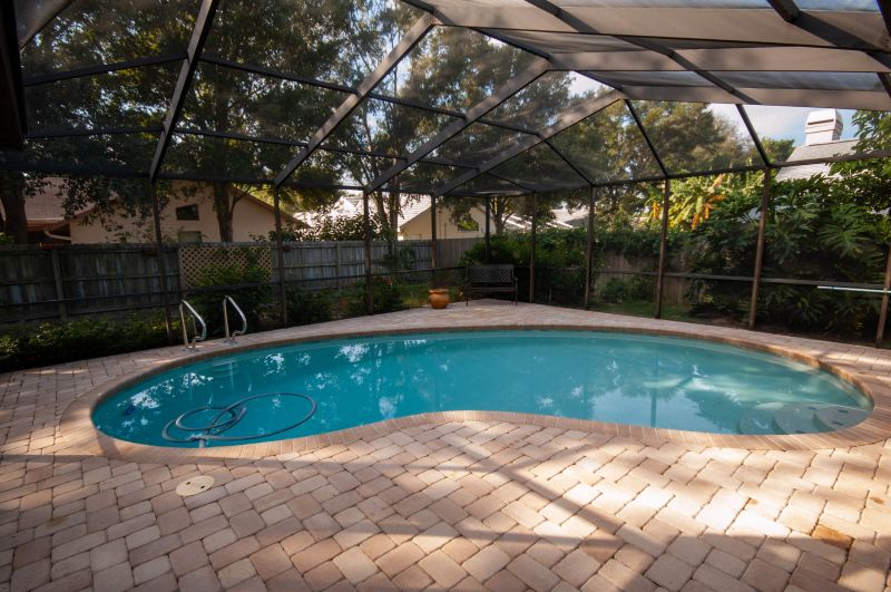 Poolside Hardscaping